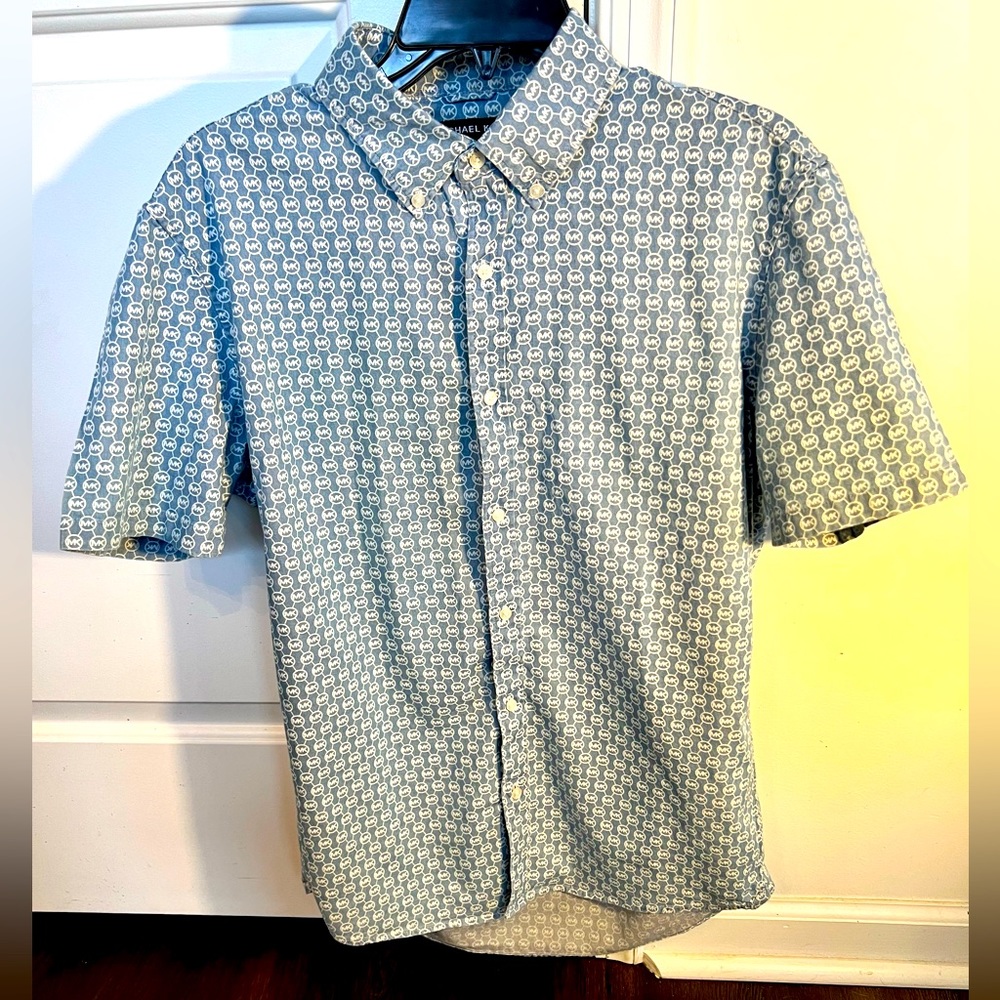 Authentic Michael Kors Short Sleeve Button Down